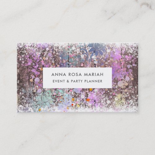  Pastel Rustic Aged Wood Shabby Vintage Business Card