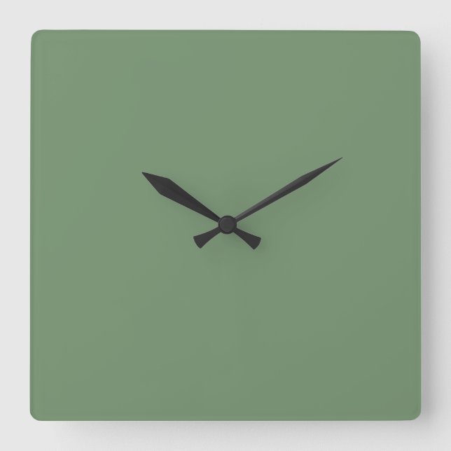 Pastel Sage  Green Clock (Front)