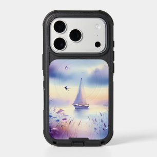 Pastel Sailboat Coastal Dreamscape iPhone 17 Pro Case
