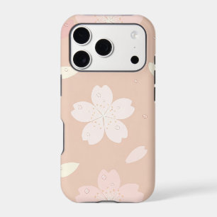 Pastel Sakura Blossom Seamless Pattern Phone Case