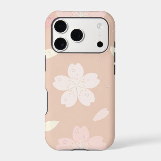 Pastel Sakura Blossom Seamless Pattern Phone Case 
