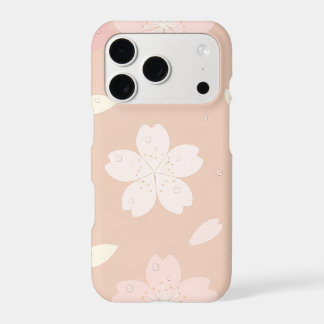 Pastel Sakura Blossom Seamless Pattern Phone Case 