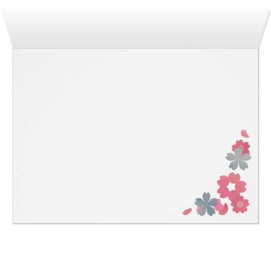 Pastel Sakura Cherry Blossoms (Inside Horizontal (Bottom))