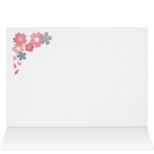 Pastel Sakura Cherry Blossoms (Inside Horizontal (Top))