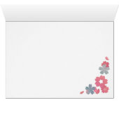 Pastel Sakura Cherry Blossoms Cards (Inside Horizontal (Bottom))