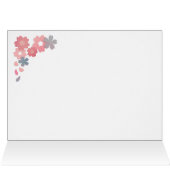 Pastel Sakura Cherry Blossoms Cards (Inside Horizontal (Top))