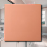 Pastel Salmon Solid Color | Classic | Elegant Ceramic Tile<br><div class="desc">Pastel Salmon Solid Color | Classic | Elegant | Trendy | Stylish | Gift</div>
