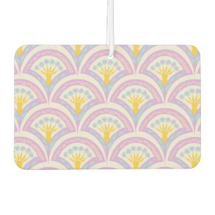 Pastel Scallop Pattern Air Freshener