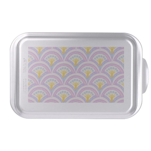 Pastel Scallop Pattern Cake Pan (Front)