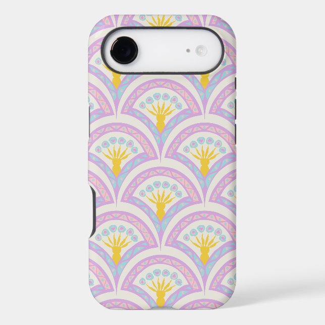 Pastel Scallop Pattern Case-Mate iPhone Case (Back)
