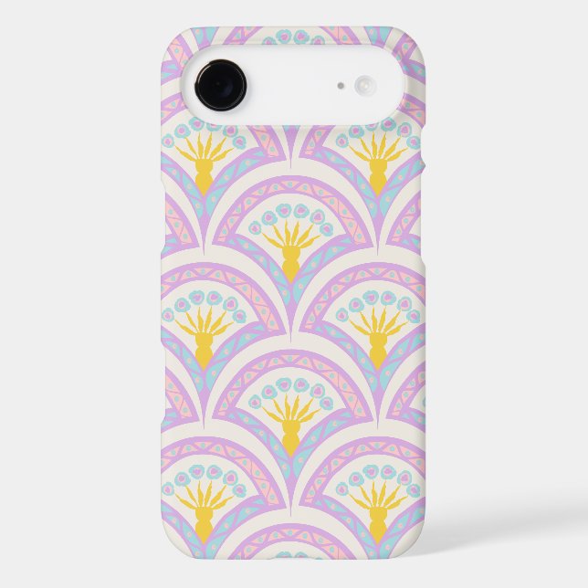 Pastel Scallop Pattern Case-Mate iPhone Case (Back)