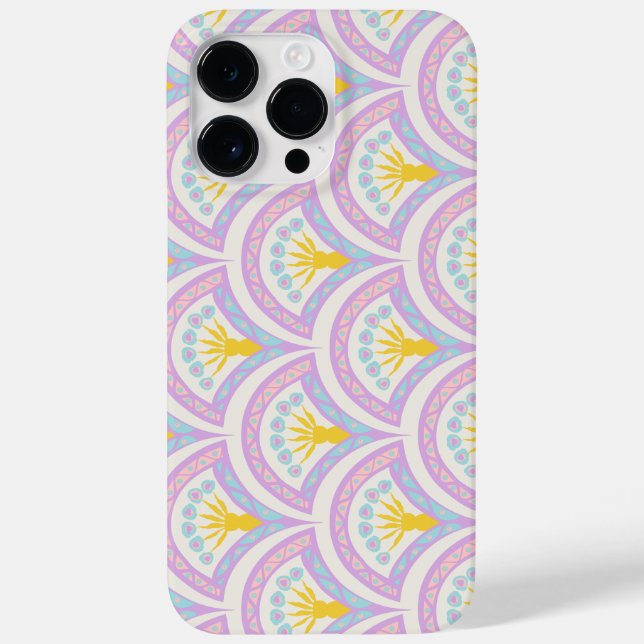 Pastel Scallop Pattern Case-Mate iPhone Case (Back)