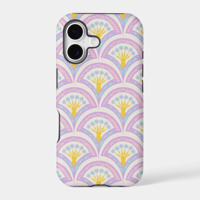 Pastel Scallop Pattern Case-Mate iPhone Case (Back)