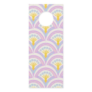 Pastel Scallop Pattern Door Hanger