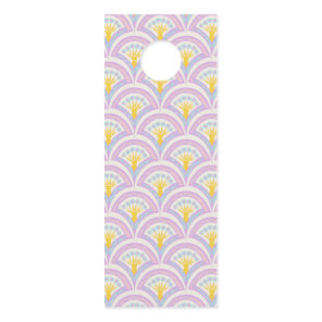 Pastel Scallop Pattern Door Hanger