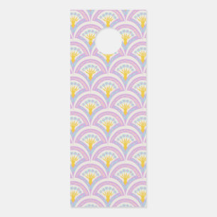 Pastel Scallop Pattern Door Hanger