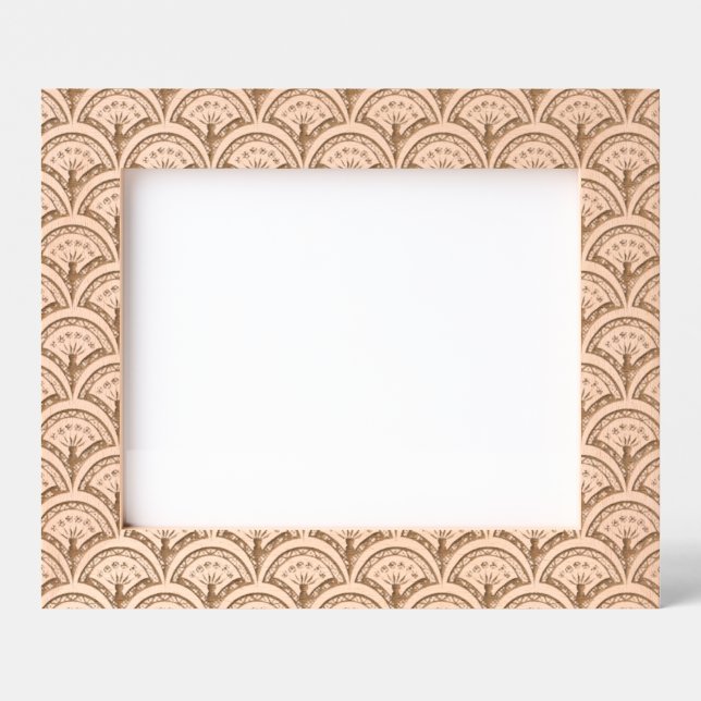 Pastel Scallop Pattern Engraved Frames (Front)