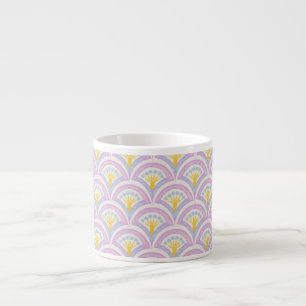 Pastel Scallop Pattern Espresso Cup