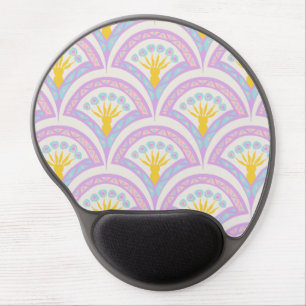 Pastel Scallop Pattern Gel Mouse Pad