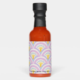 Pastel Scallop Pattern Hot Sauces
