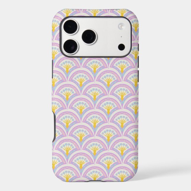 Pastel Scallop Pattern Iphone Case (Back)