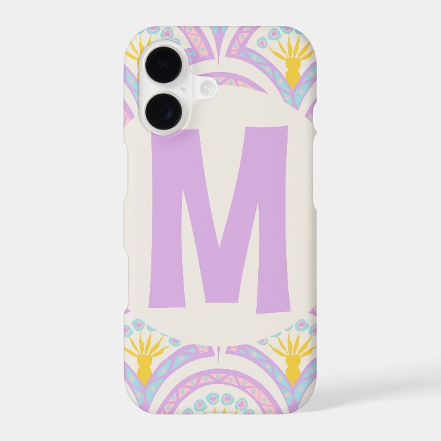Pastel Scallop Pattern Iphone Case (Back)