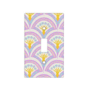 Pastel Scallop Pattern Light Switch Cover