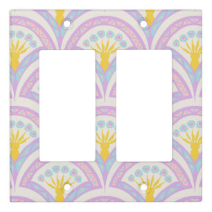 Pastel Scallop Pattern Light Switch Cover