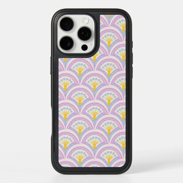 Pastel Scallop Pattern Otterbox iPhone Case (Back)