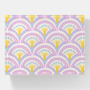 Pastel Scallop Pattern Paperweight
