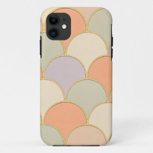 Pastel Scallop Pattern Phone Case