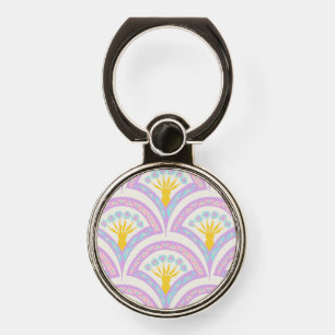 Pastel Scallop Pattern Phone Ring Stand
