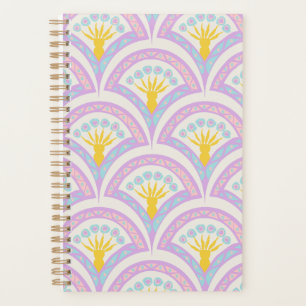 Pastel Scallop Pattern Planner
