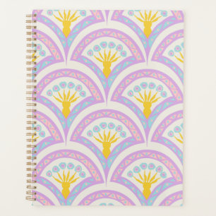 Pastel Scallop Pattern Planner