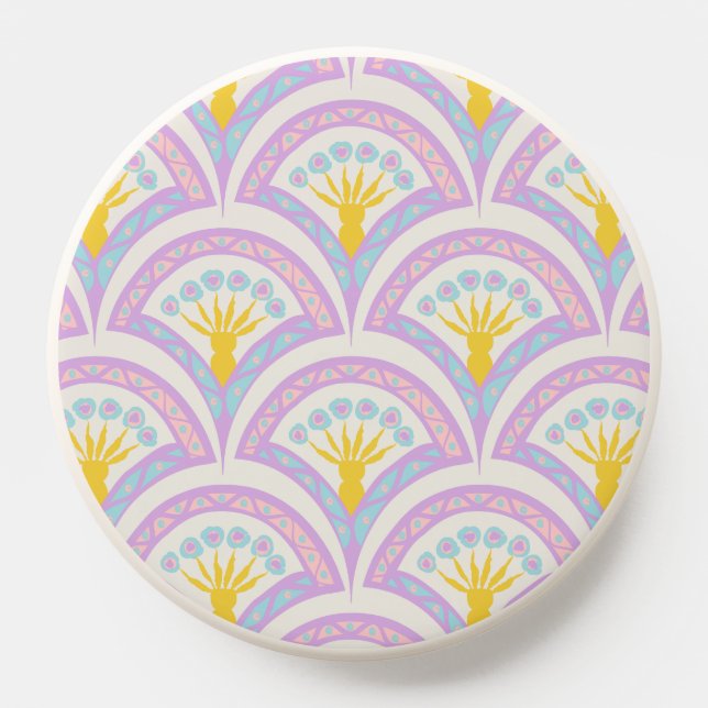 Pastel Scallop Pattern PopSocket (Popsocket)