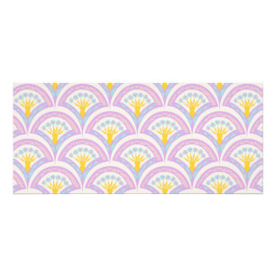 Pastel Scallop Pattern Rack Card