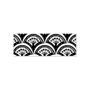 Pastel Scallop Pattern Self-inking Stamp