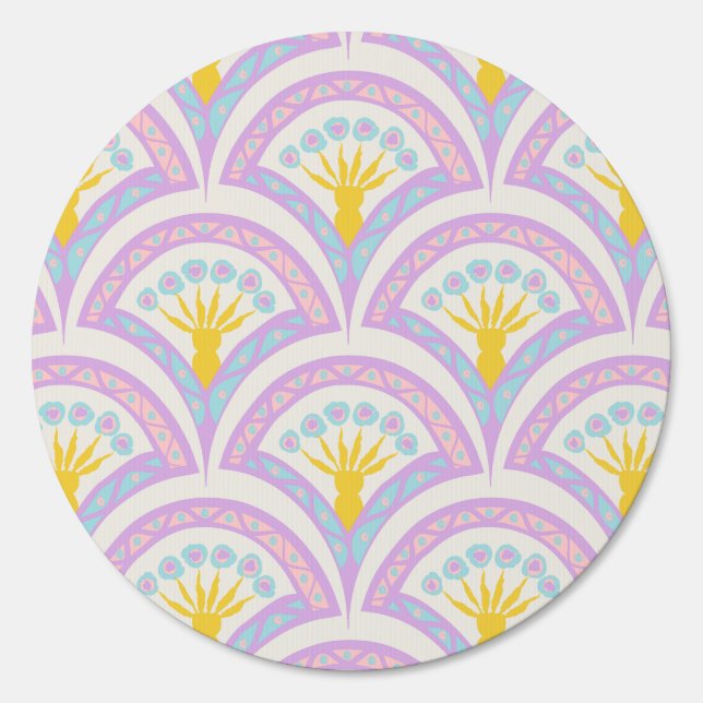 Pastel Scallop Pattern Sign (Front)