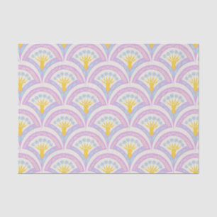 Pastel Scallop Pattern Tissue Paper