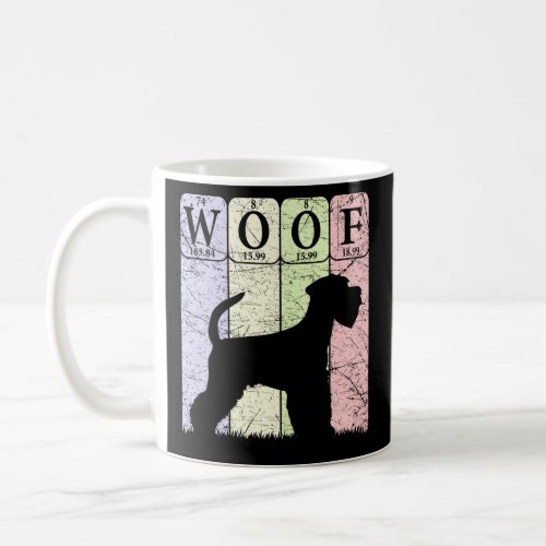 Pastel Schnauzer Dog Periodic Table Elements Schna Coffee Mug