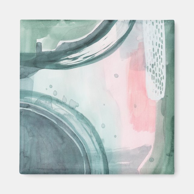 Pastel Scribe - Watercolor Magnet (Front)