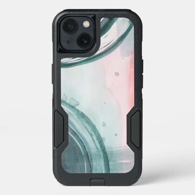 Pastel Scribe - Watercolor Otterbox iPhone Case (Back)