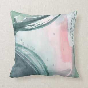 Pastel Scribe - Watercolor Throw Pillow