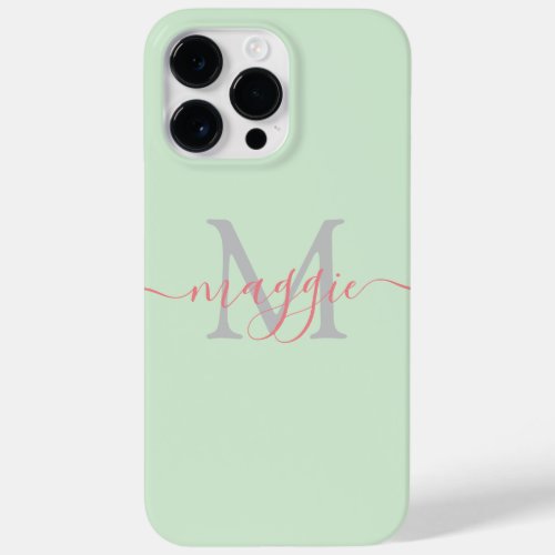 Pastel Script Monogram Case_Mate iPhone 14 Pro Max Case_Mate iPhone 14 Pro Max Case