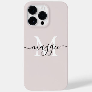 Pastel Script Monogram Personalized Phone Case