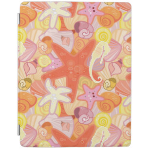 Pastel Sea Creature Pattern iPad Smart Cover