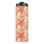 Pastel Sea Creature Pattern Thermal Tumbler