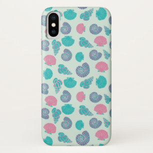 Pastel Seashell Pattern 1 iPhone X Case