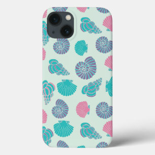 Pastel Seashell Pattern 1 iPhone 13 Case