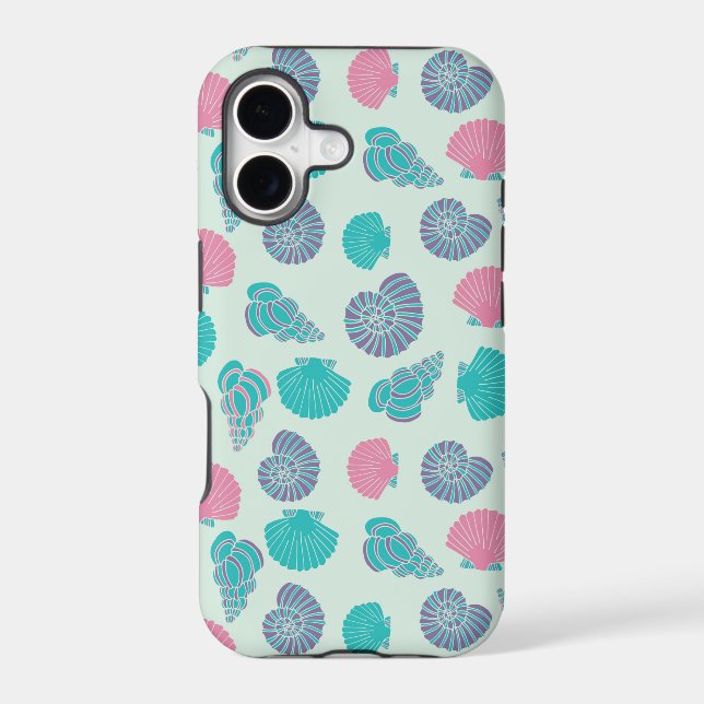 Pastel Seashell Pattern 1 Iphone Case (Back)